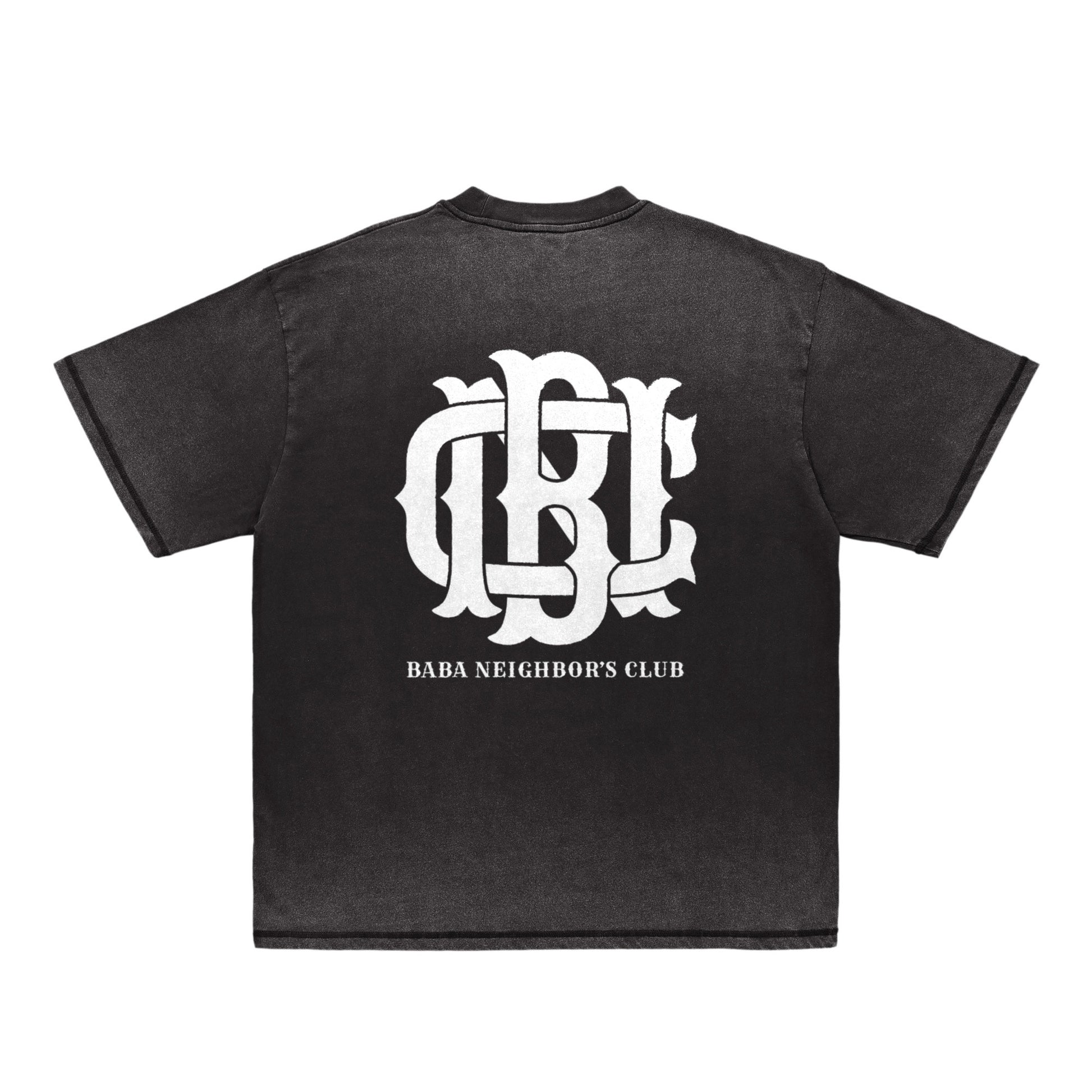 BNC MONOGRAM / BACK PRINT HEAVYWEIGHT SET-UP S/S TEE black image