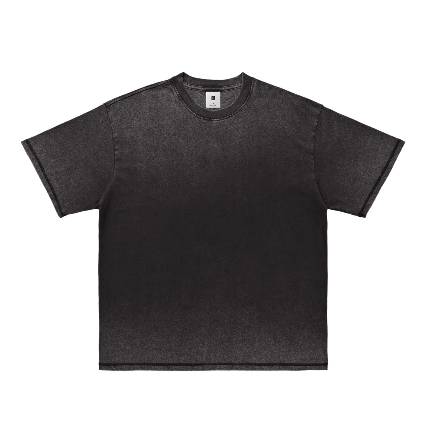 BNC MONOGRAM / BACK PRINT HEAVYWEIGHT SET-UP S/S TEE black image