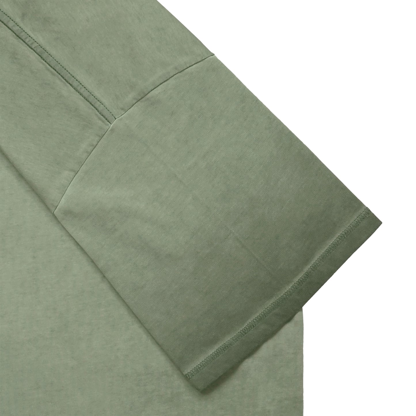 BNC MONOGRAM / BACK PRINT HEAVYWEIGHT SET-UP S/S TEE green-gray image