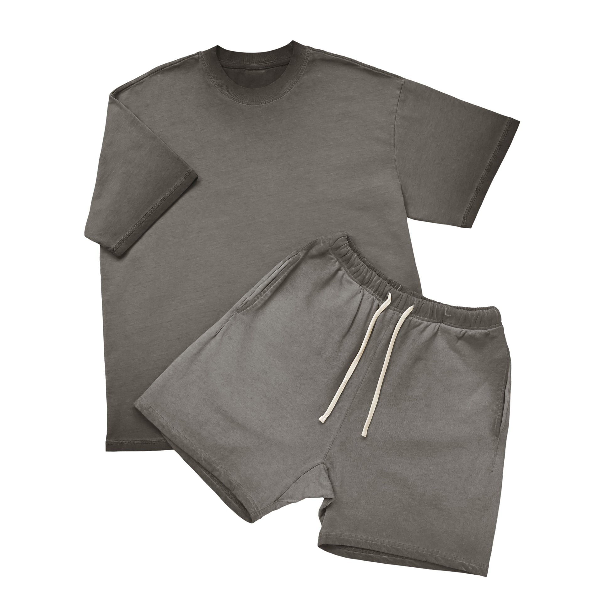 BNC MONOGRAM / BACK PRINT HEAVYWEIGHT SET-UP S/S TEE gray image