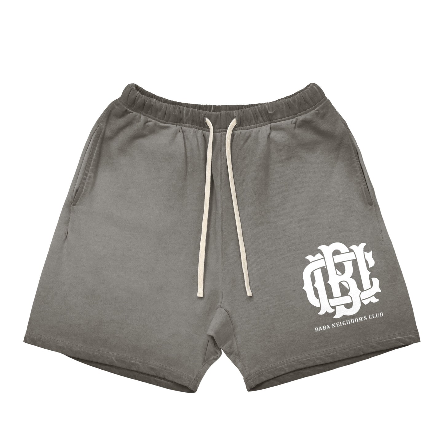 BNC MONOGRAM / PRINT SET-UP SWEAT SHORT gray image