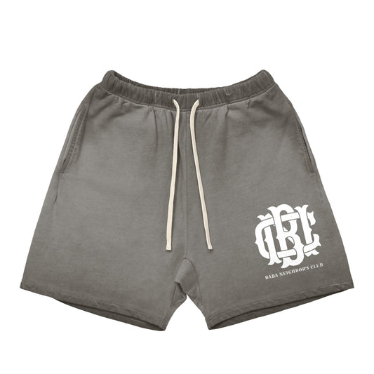 BNC MONOGRAM / PRINT SET-UP SWEAT SHORT gray image