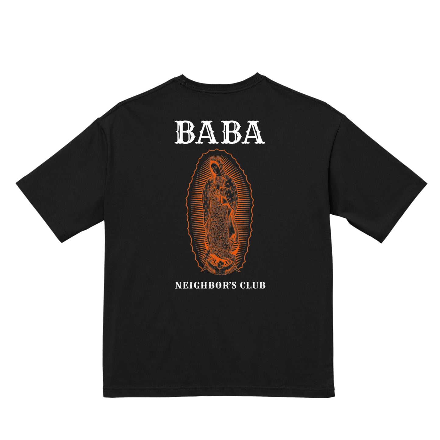 LA VIRGEN / BACK PRINT 5.6oz S/S TEE black image