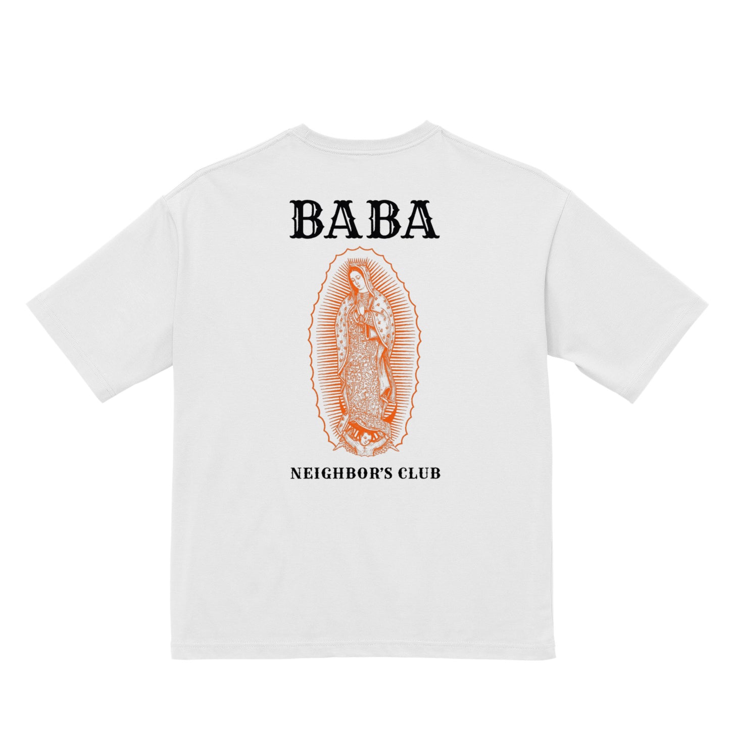 LA VIRGEN / BACK PRINT 5.6oz S/S TEE white image