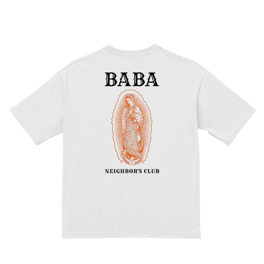 LA VIRGEN / BACK PRINT 5.6oz S/S TEE white image