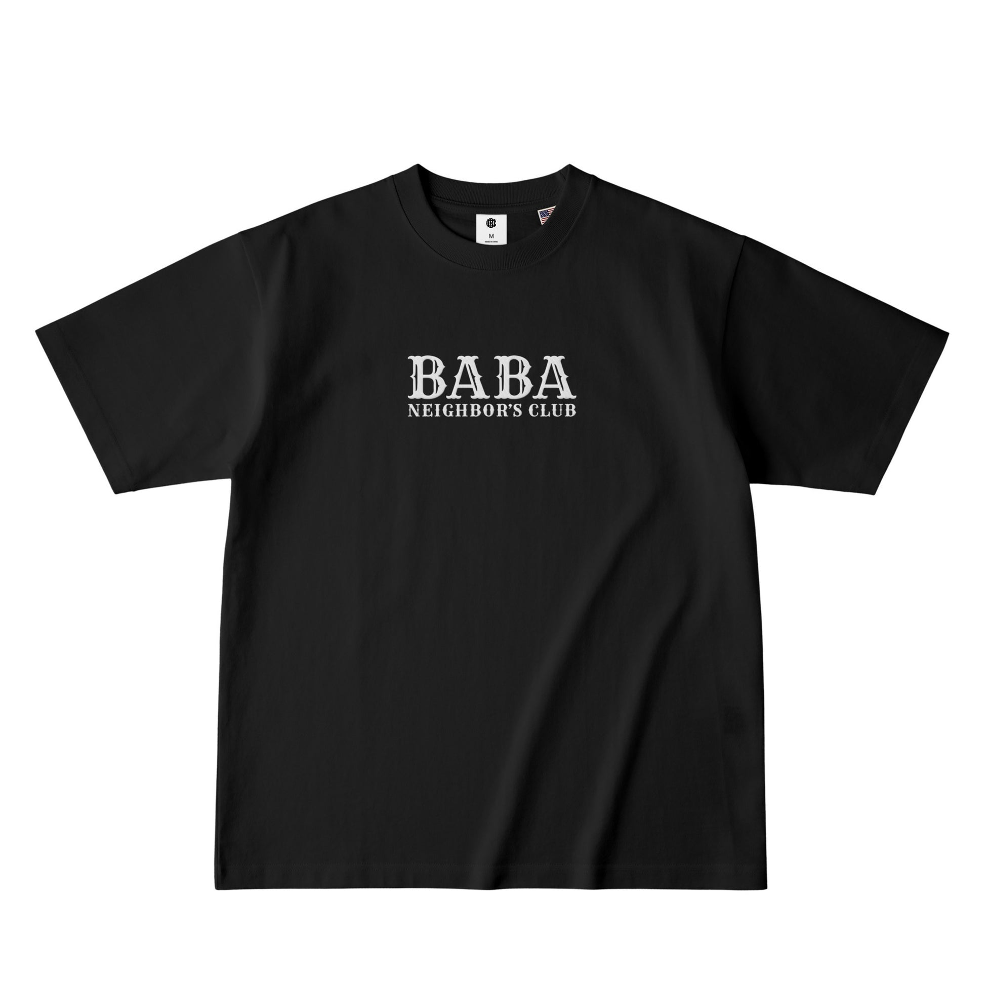 BNC LOGO / 8.1oz USA COTTON EMBROIDERY S/S TEE deep-black image