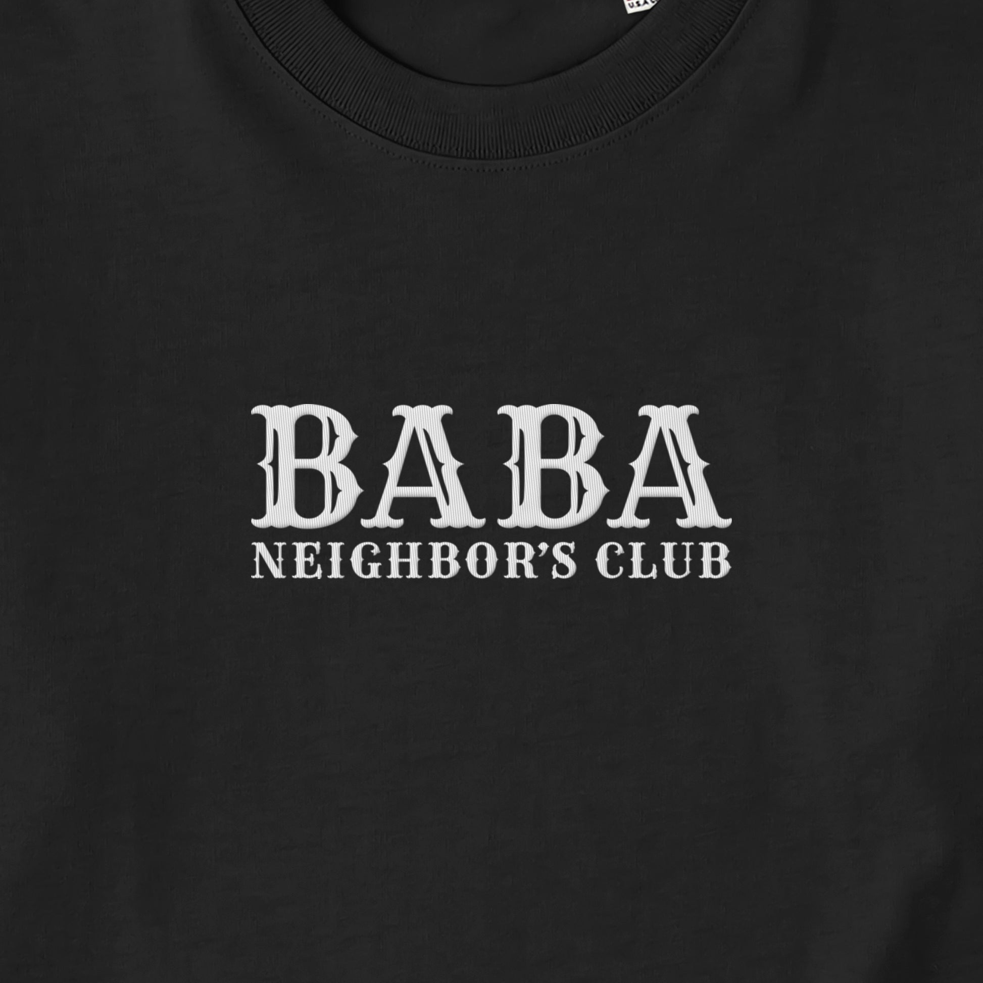 BNC LOGO / 8.1oz USA COTTON EMBROIDERY L/S TEE deep-black image