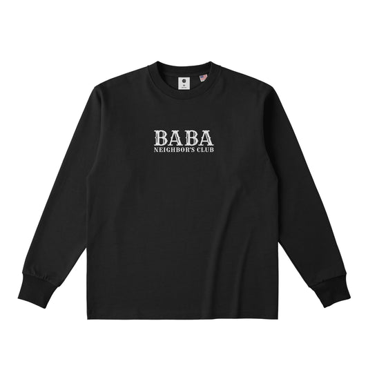 BNC LOGO / 8.1oz USA COTTON EMBROIDERY L/S TEE deep-black image