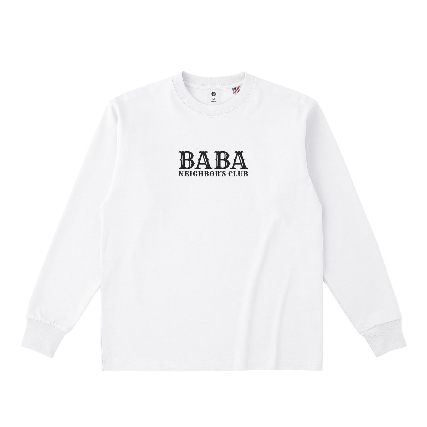 BNC LOGO / 8.1oz USA COTTON EMBROIDERY L/S TEE white image