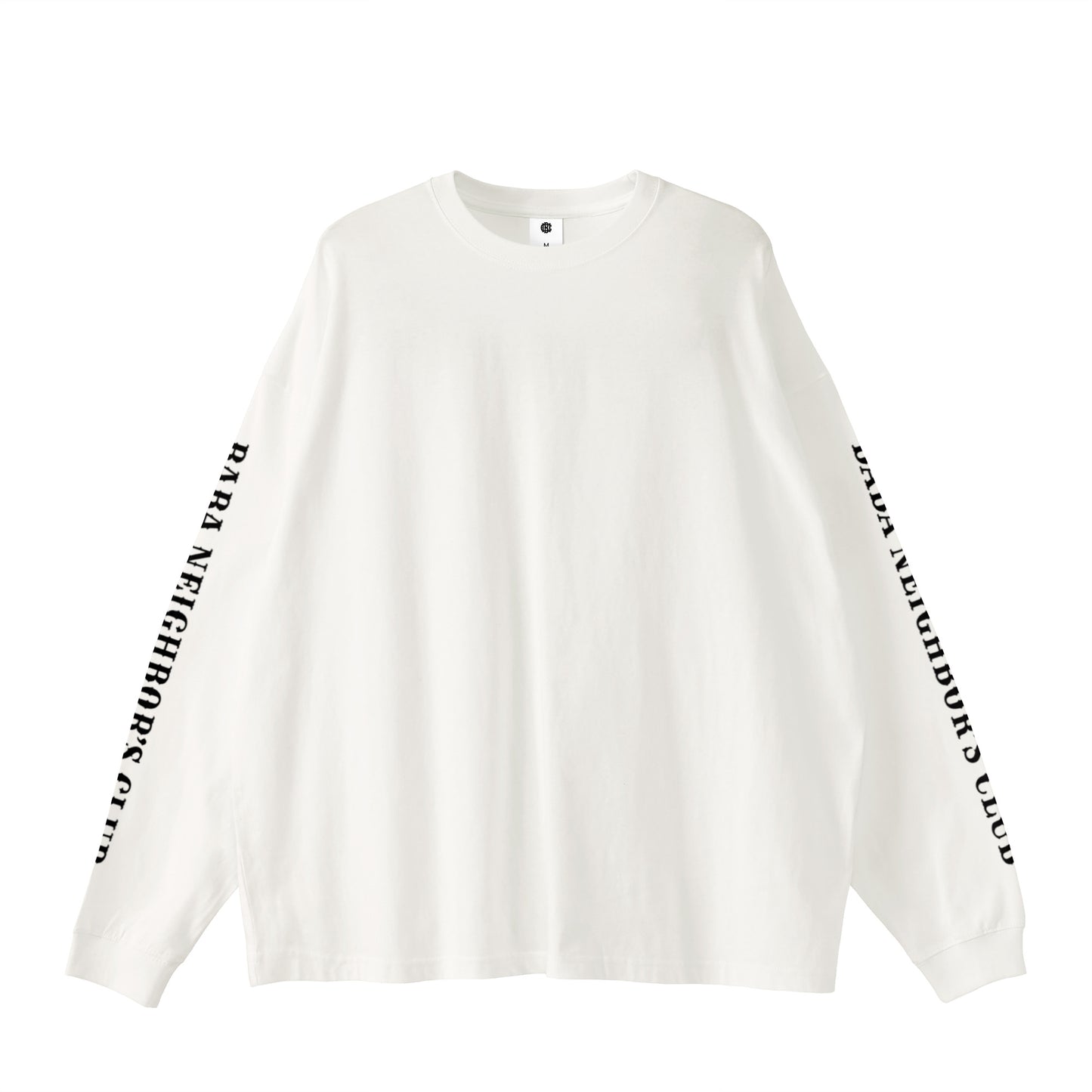 BNC LOGO / SLEEVE PRINT BIG SILHOUETTE L/S TEE white image