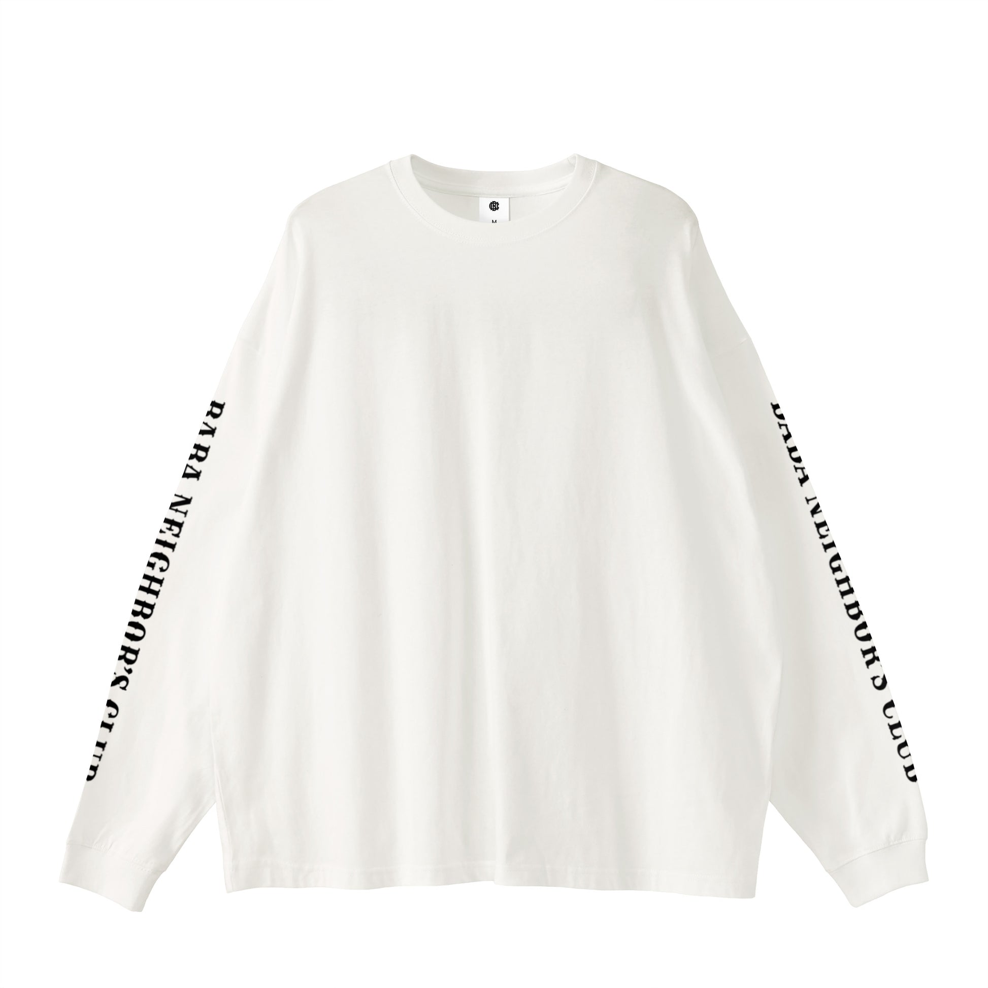 BNC LOGO / SLEEVE PRINT BIG SILHOUETTE L/S TEE white image