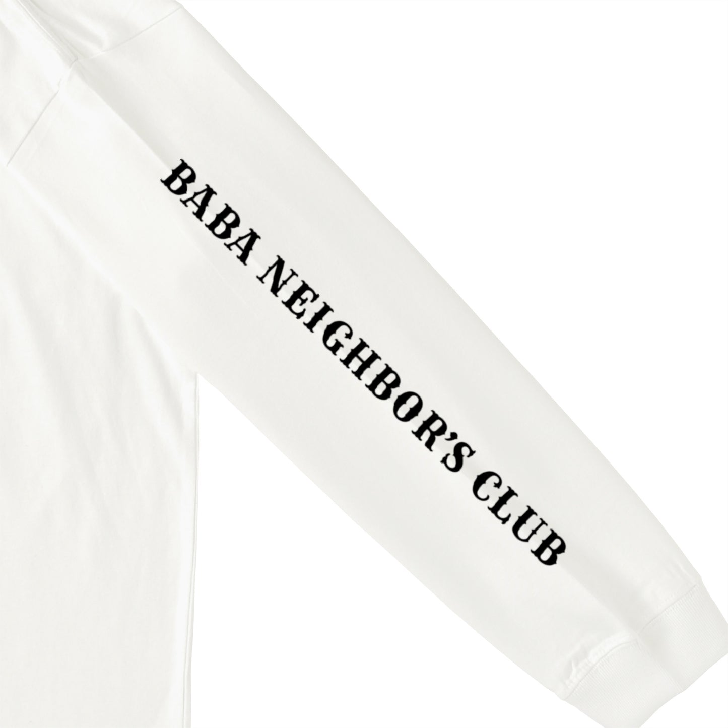 BNC LOGO / SLEEVE PRINT BIG SILHOUETTE L/S TEE white image