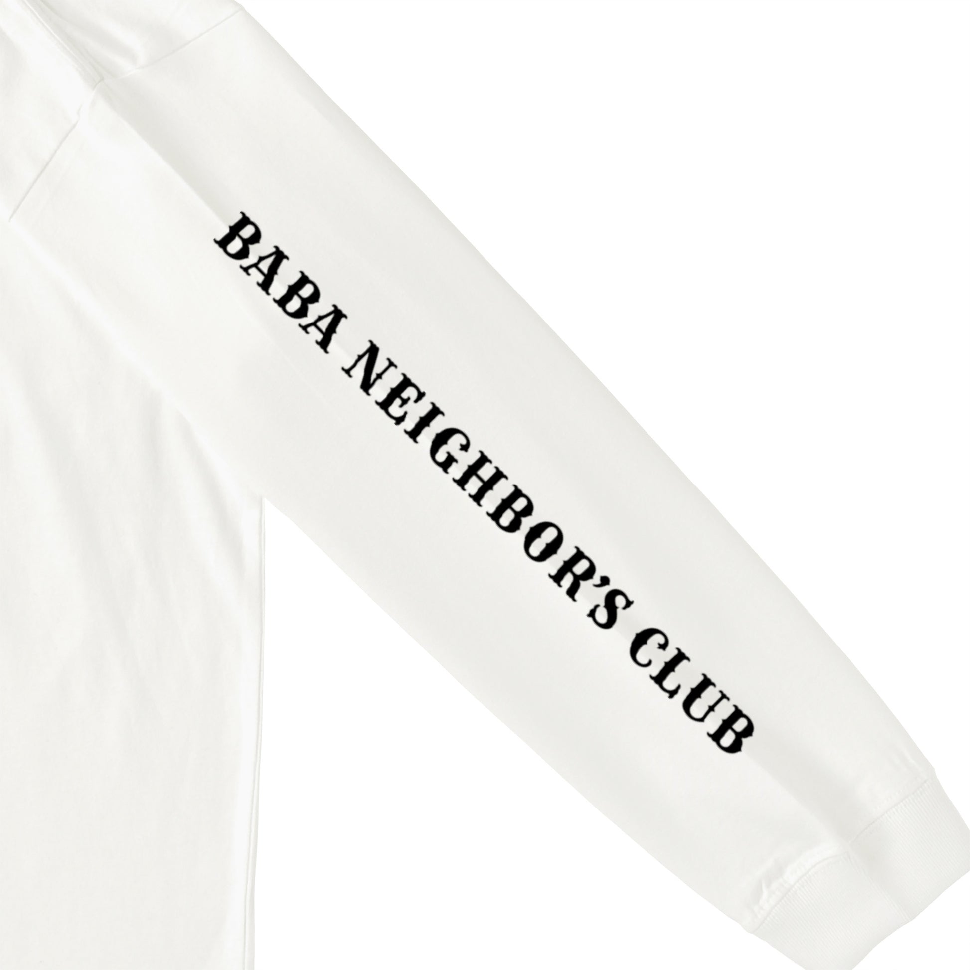 BNC LOGO / SLEEVE PRINT BIG SILHOUETTE L/S TEE white image