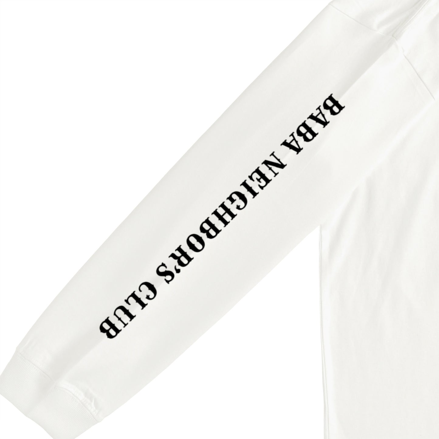 BNC LOGO / SLEEVE PRINT BIG SILHOUETTE L/S TEE white image