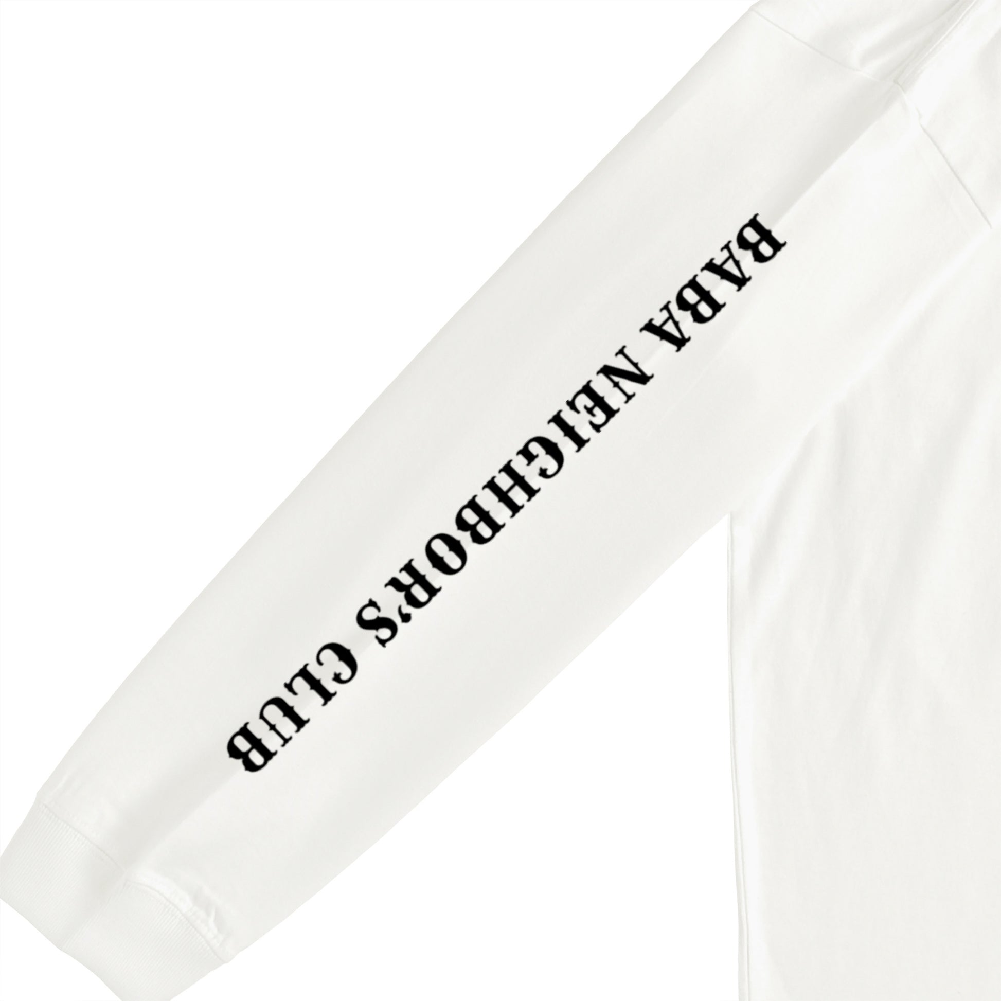 BNC LOGO / SLEEVE PRINT BIG SILHOUETTE L/S TEE white image