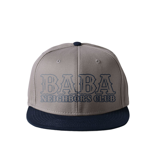 BNC LOGO / EMBROIDERY 6 PANEL SNAPBACK CAP navy-x-gray image
