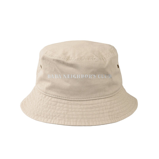 BNC LOGO / EMBROIDERY BUCKET HAT putty image